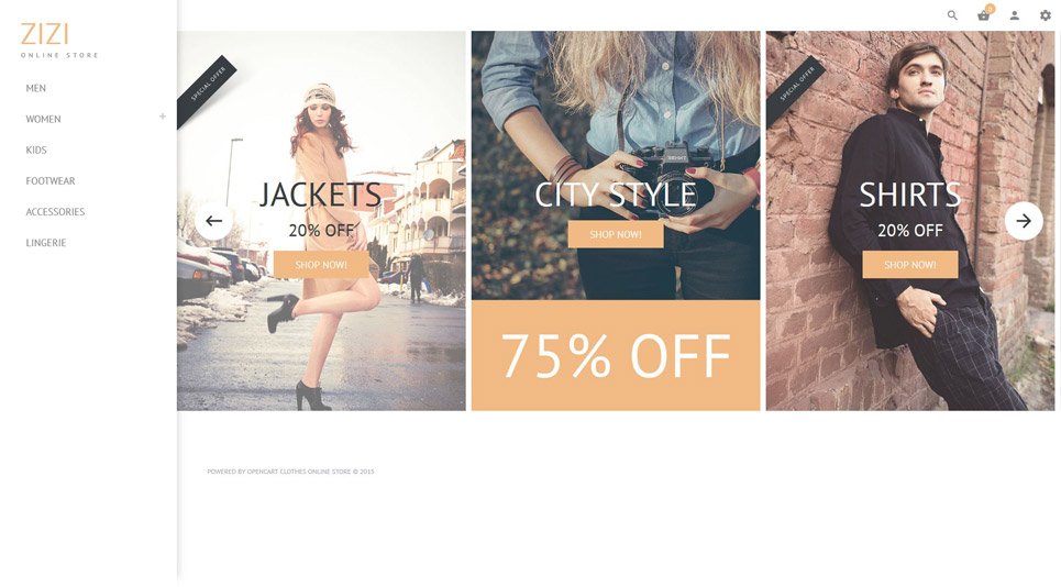 Fashion Clothes OpenCart Template