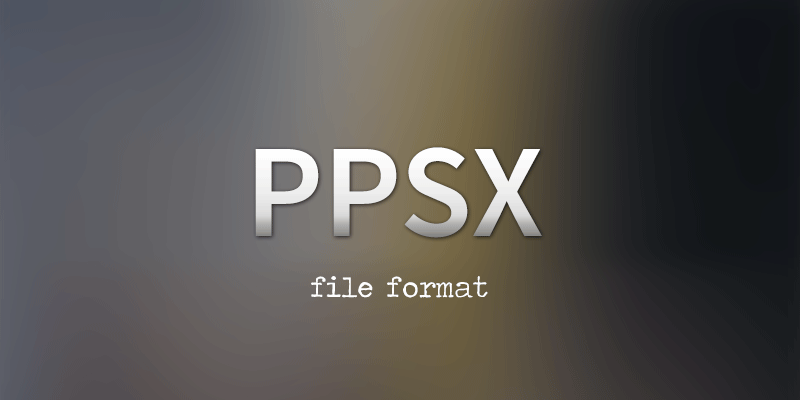 ppsx file format