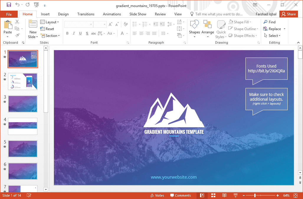 animated-mountains-powerpoint-template