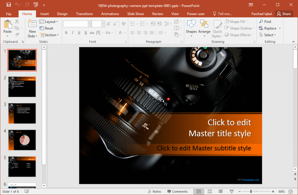 free-photography-camera-powerpoint-template