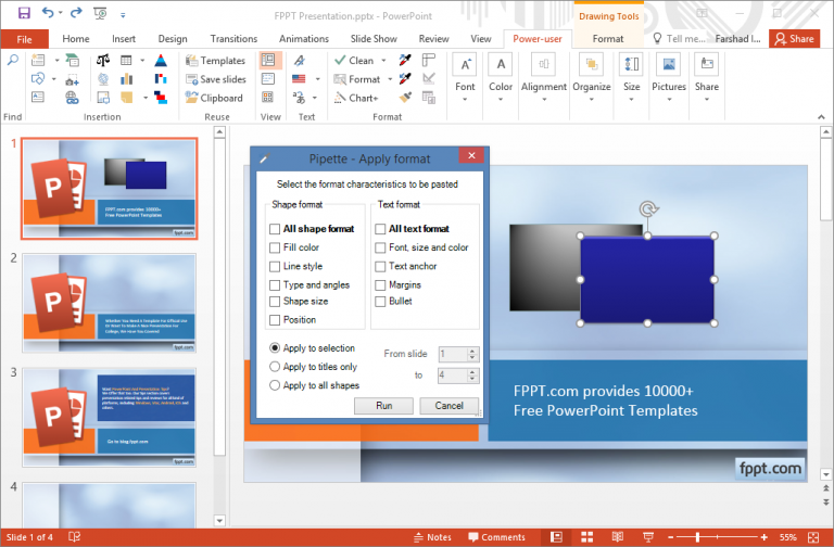 Power User Addin Makes your PowerPoint More Powerful