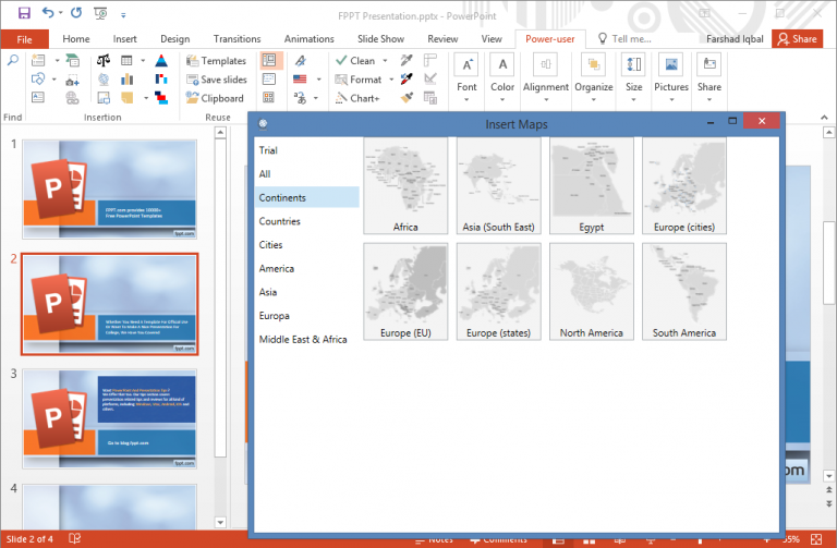 select-a-map-for-powerpoint - FPPT