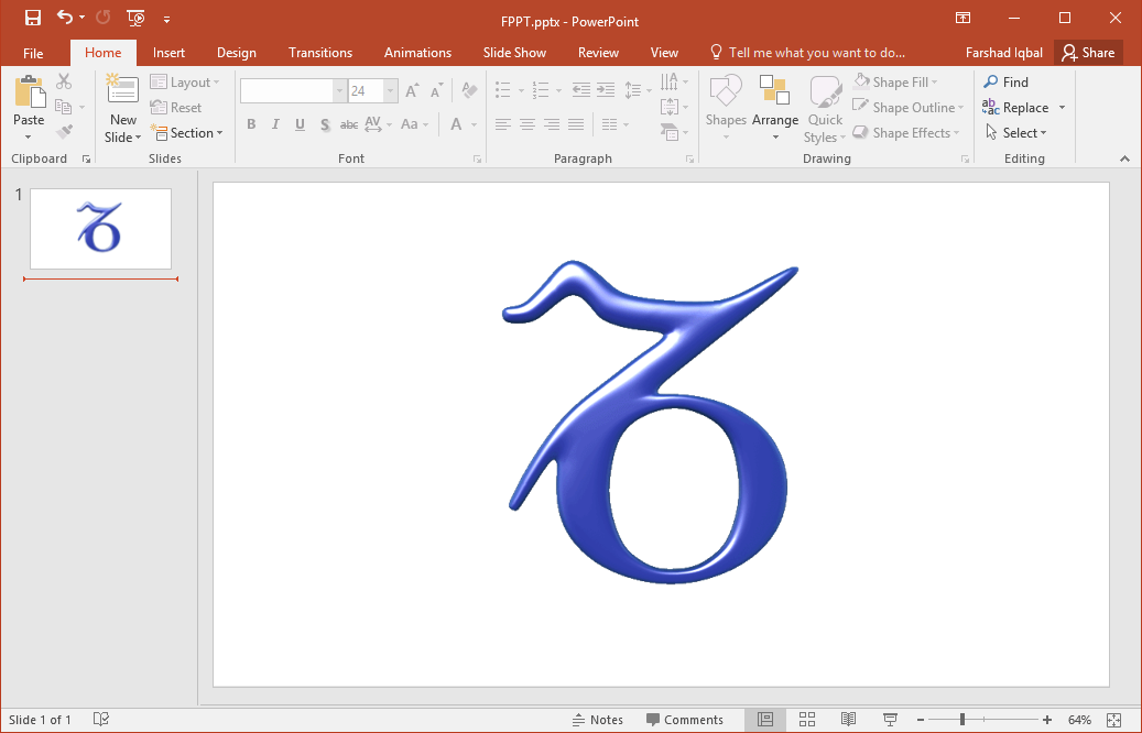 Animated Capricorn Symbol for PowerPoint
