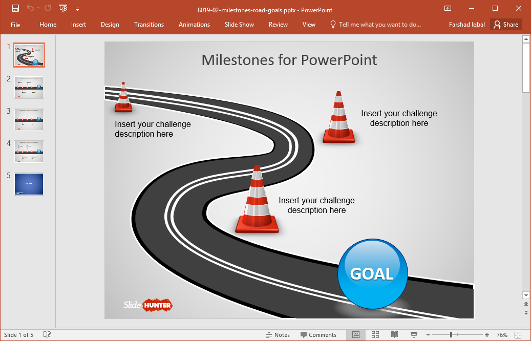 downloadable free editable roadmap powerpoint template