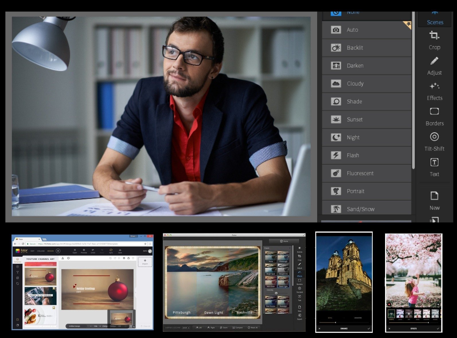 Fotor for Windows and Mac - iOS and Android