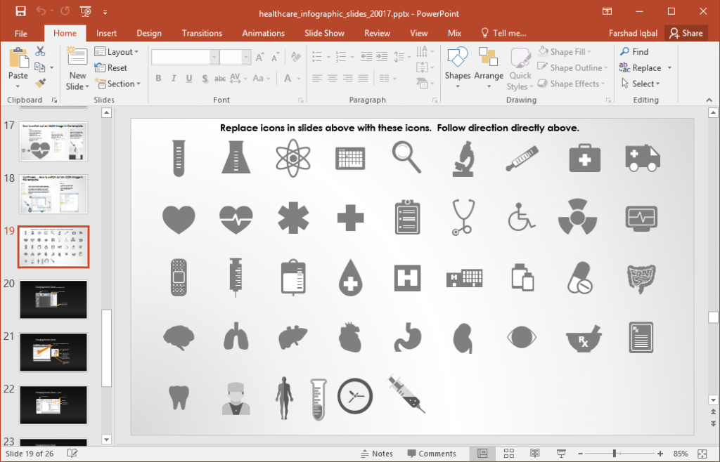 Animated Healthcare Infographics For PowerPoint