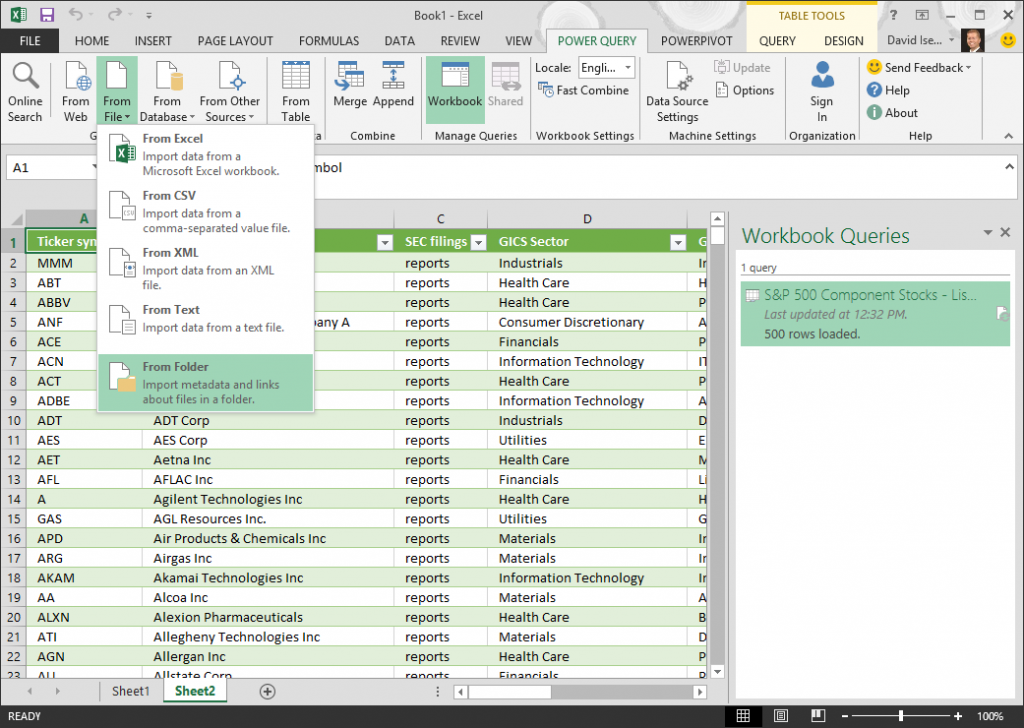 libreoffice power query