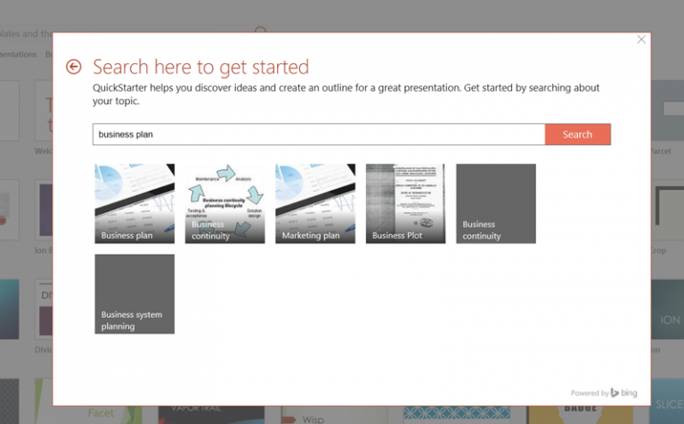 Creating Your Presentation Outline With QuickStarter In PowerPoint