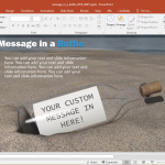 edit your message in a bottle slide