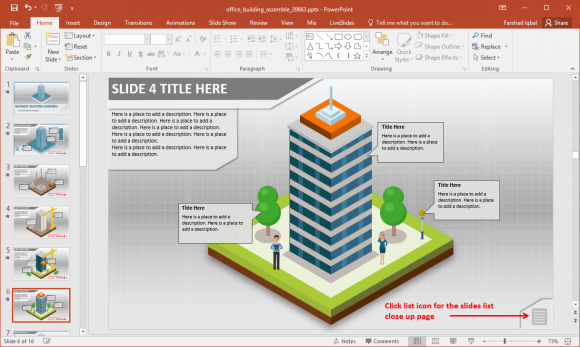 construction template for powerpoint