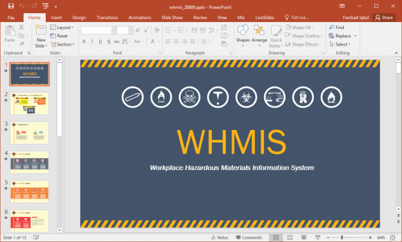 whmis powerpoint template