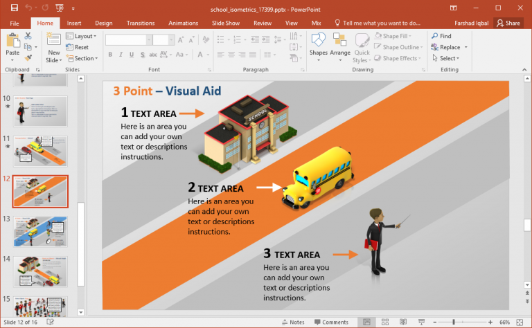 what is the rule of three in presentations