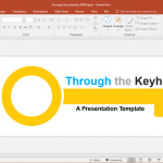 through the keyhole powerpoint template