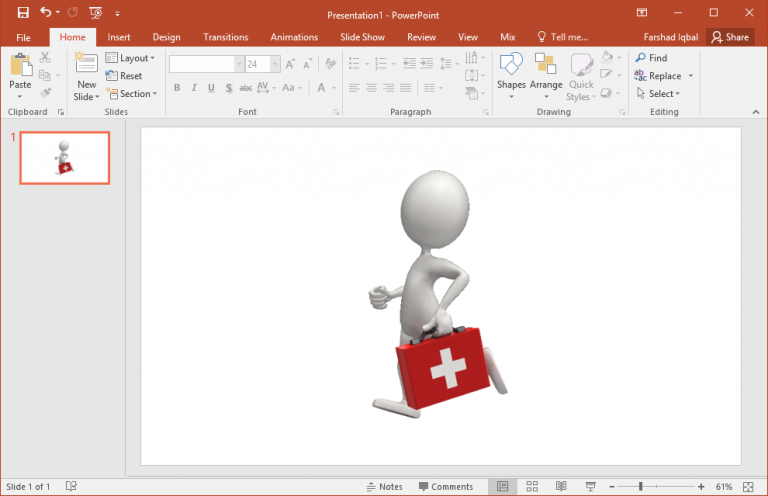 Best Stick Figures Running Clipart For PowerPoint