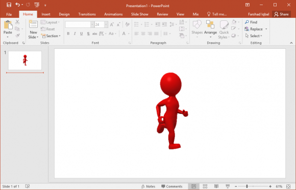red leader running alone clipart