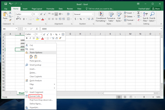 How To Prevent Editing in Excel Cells With Formulas