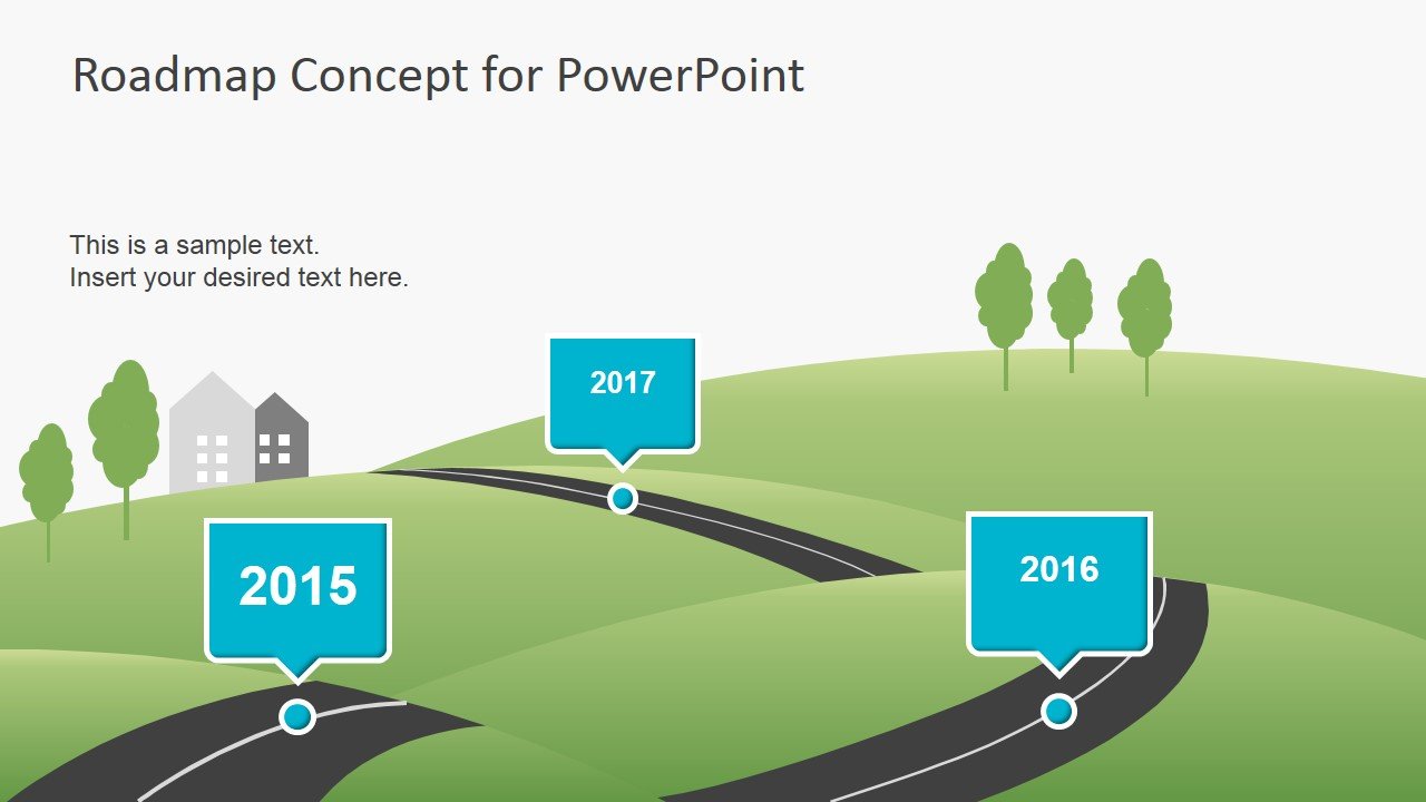 Roadmap Concept PowerPoint template
