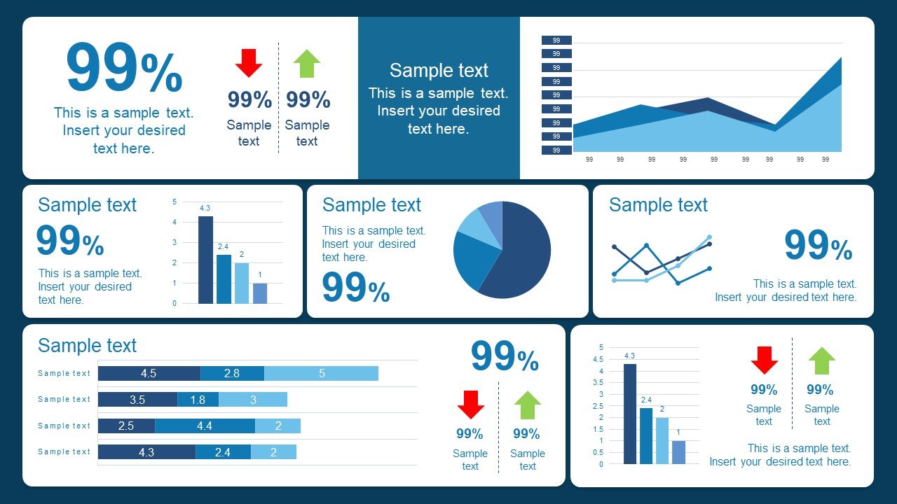 21 Best Dashboard Templates for PowerPoint Presentations Throughout Project Dashboard Template Powerpoint Free