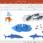 Best Shark Silhouettes for PowerPoint Presentations