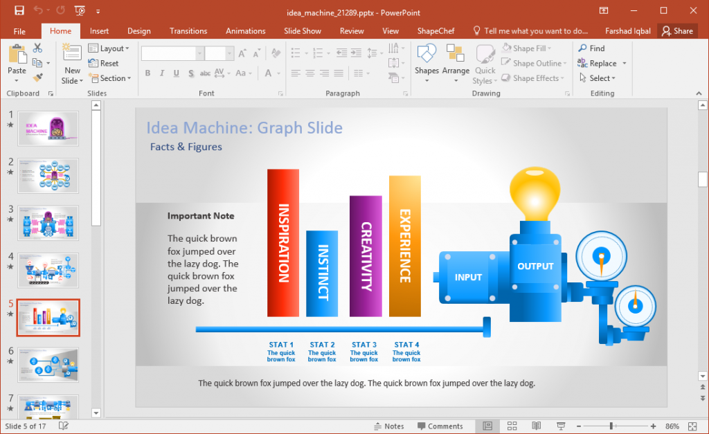 Idea Chart Slide - FPPT