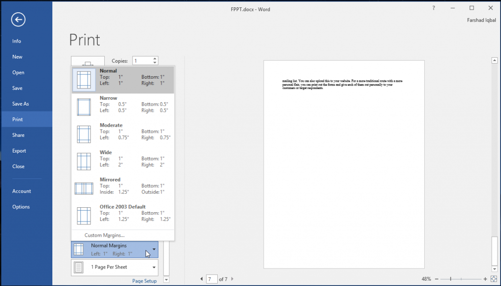5 Printing Tips for Word Documents