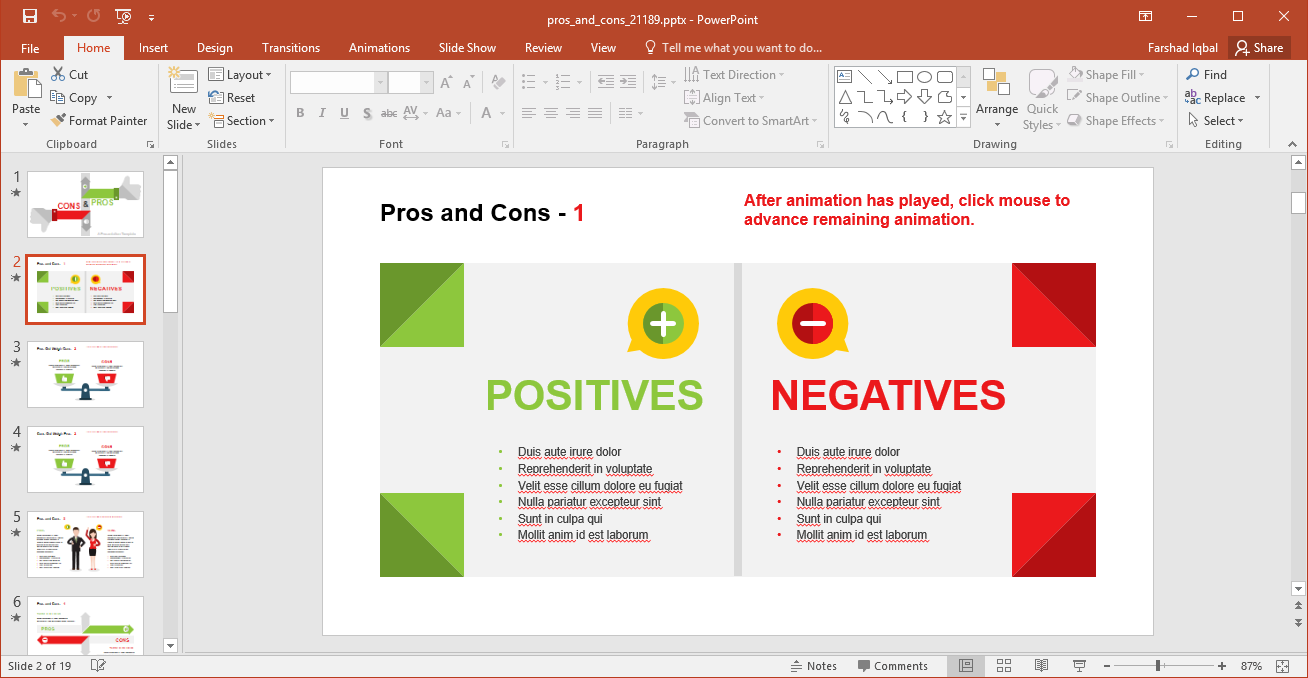 Pros And Cons Template Word from cdn.free-power-point-templates.com