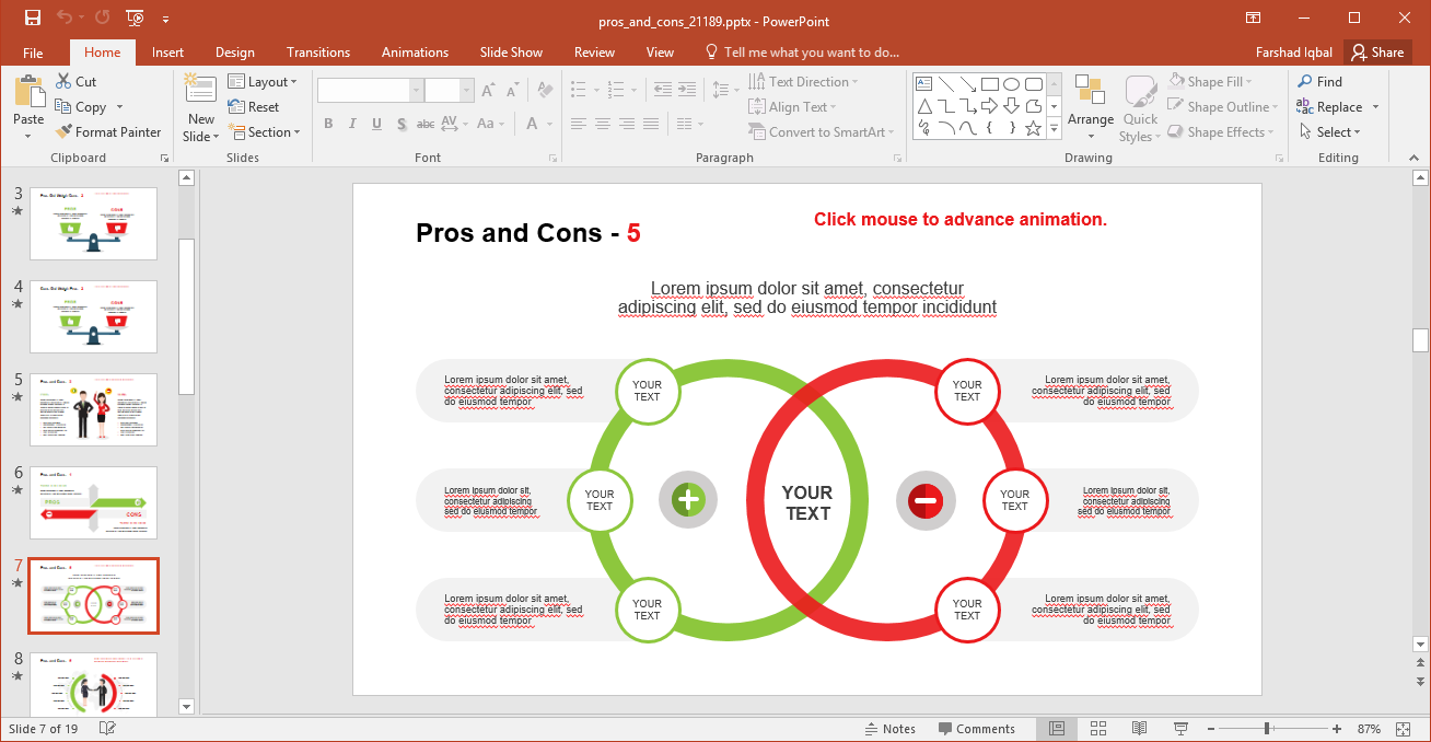 Pros And Cons Diagram