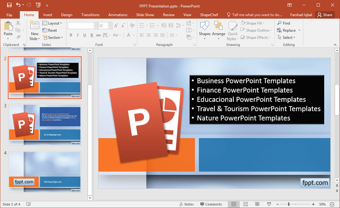 Use Bullet Points in a PowerPoint presentation