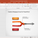 Merging Arrows PowerPoint Template