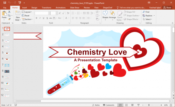 Animated Valentine’s Day PowerPoint Template
