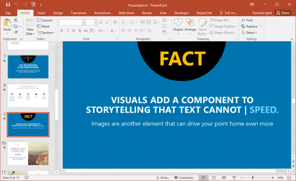 PowerPoint Template for Making Powerful Presentations