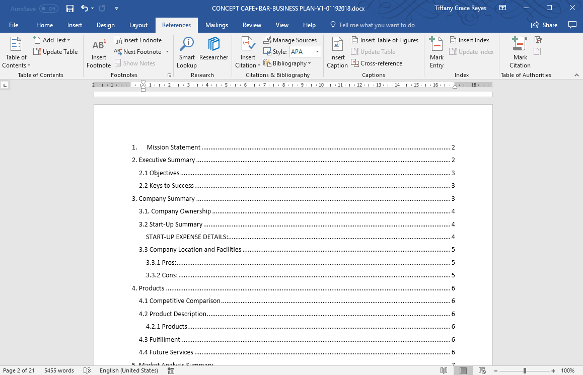 How To Insert A Custom Table Of Contents at Marsha Heath blog