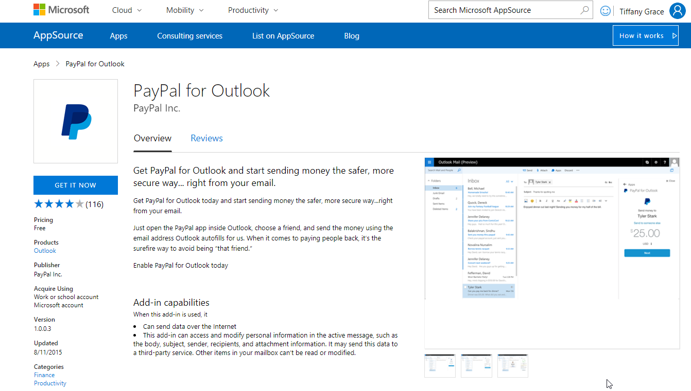 paypal-for-outlook-add-in