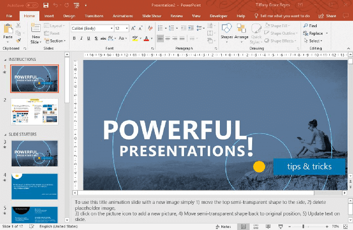 how to present a powerpoint