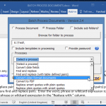 Convert Word Documents in Batch