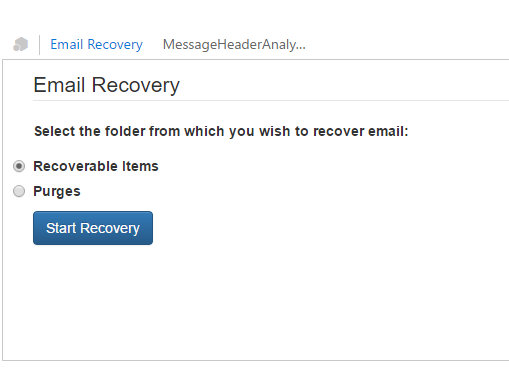 Email Recovery Addin for Outlook