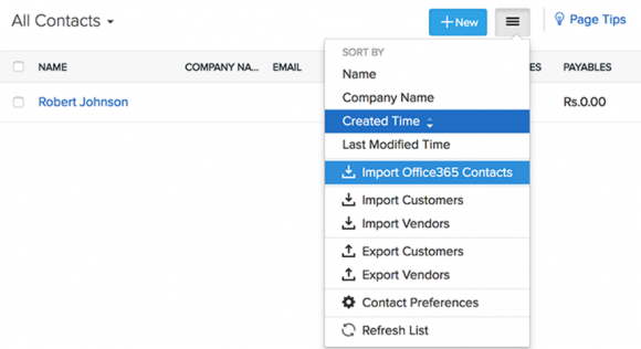 Zoho Inventory for Office 365 - Online Inventory Management System