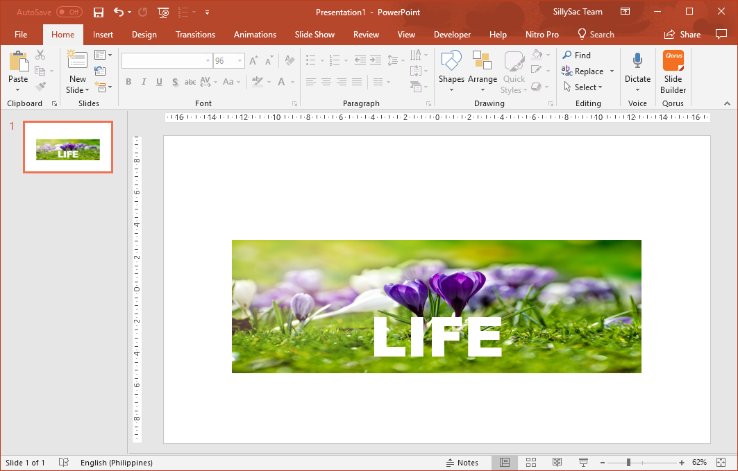 How to Use Picture as Text Background in PowerPoint