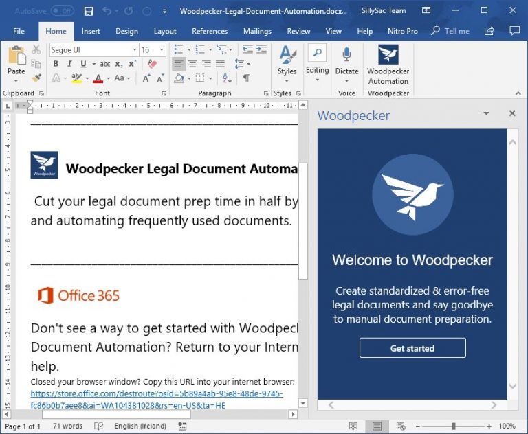 Standardize Legal Document Automation in Word with Woodpecker