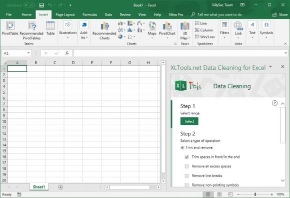 Cleanup With XLTools Net