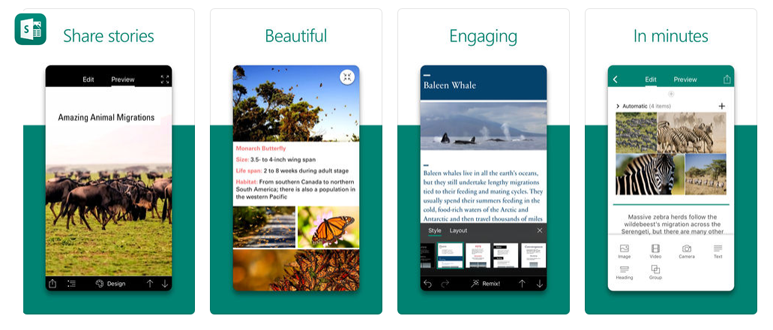 Sway for iPhone and iPad