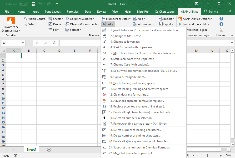 Make Your Excel Tasks Easy With Asap Utilities Add In 5369