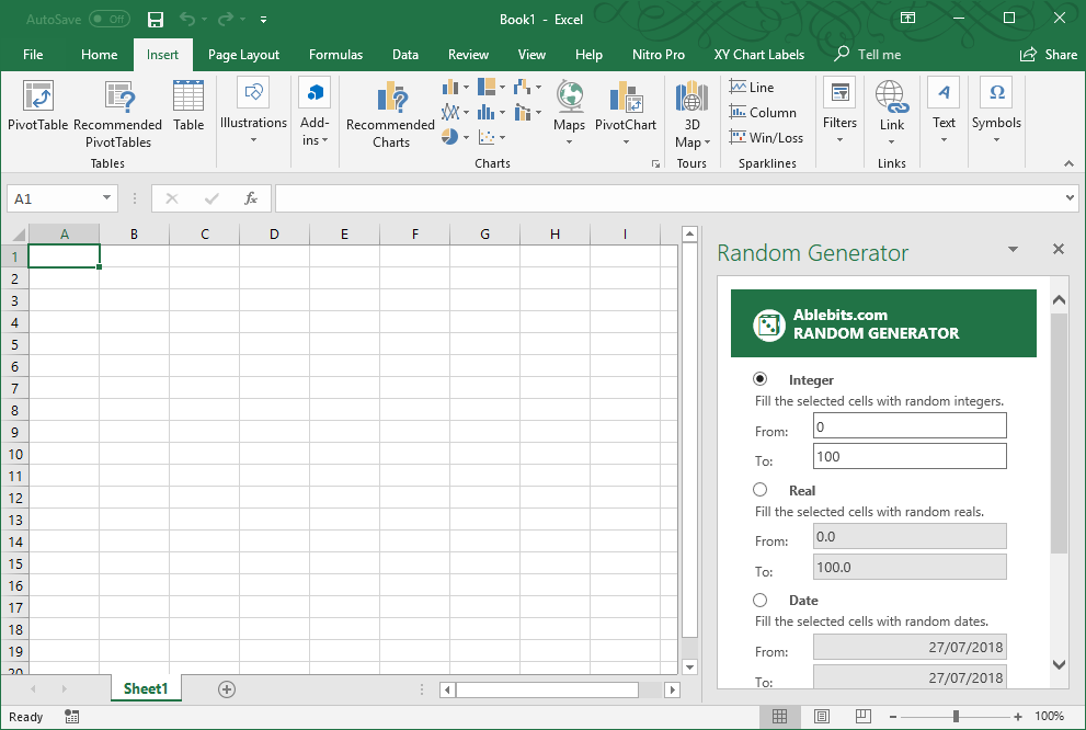 How To Add Random Decimal Numbers In Excel