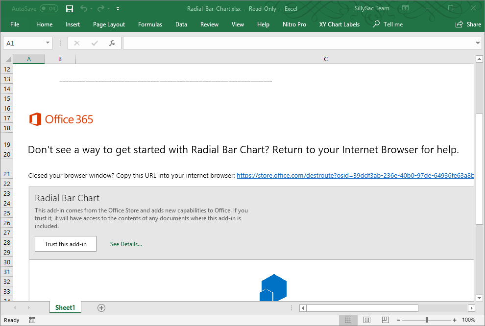 Activate Radial Bar Chart Add-In