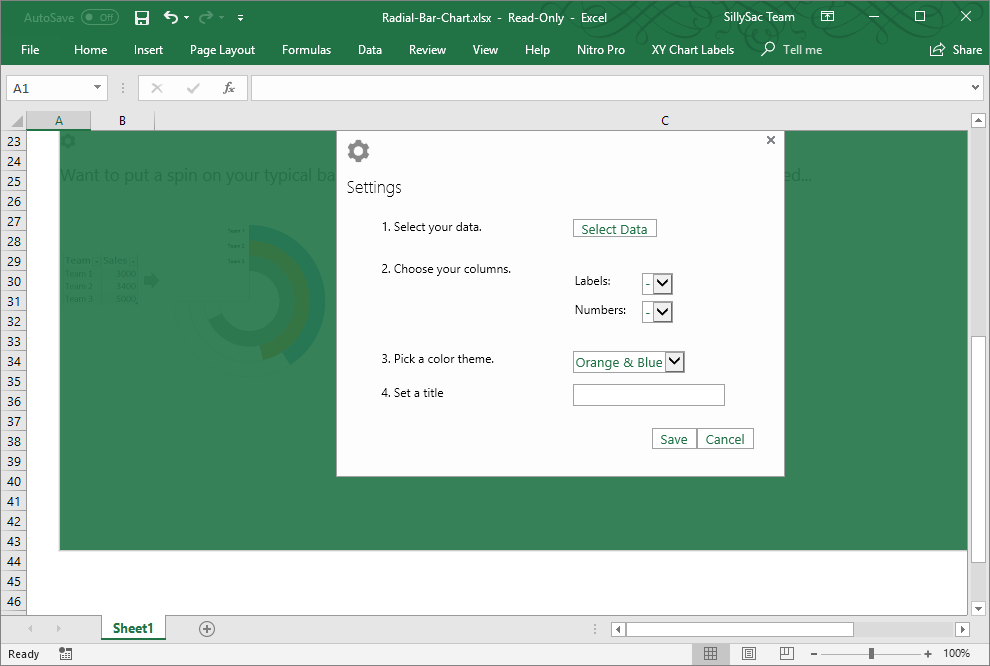 Radial Bar Chart In Excel