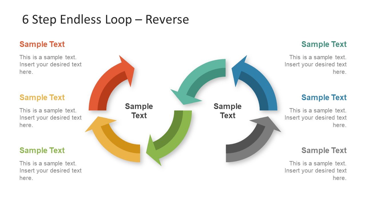 Endless Loop PowerPoint template design