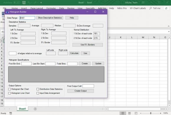 Histogram Builder for Excel by Analystix
