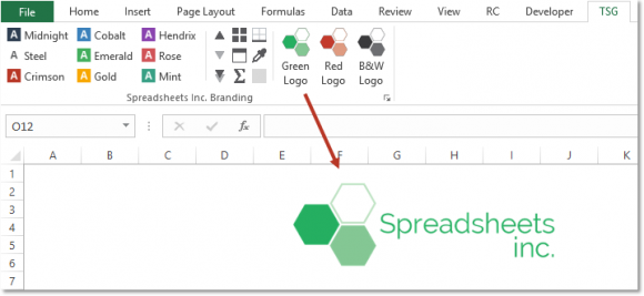 mrBrand Add-in for Excel