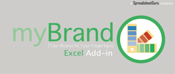 my Brand Excel Add-in