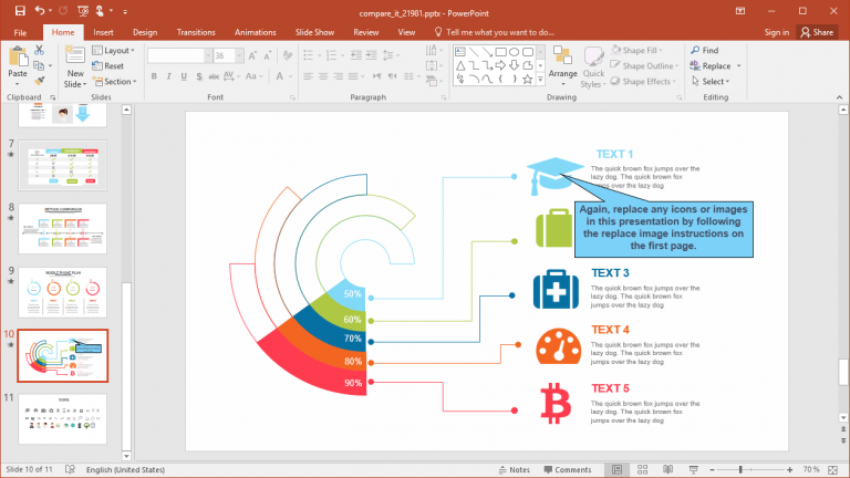 Animated Compare It PowerPoint Template (Comparison Slides)